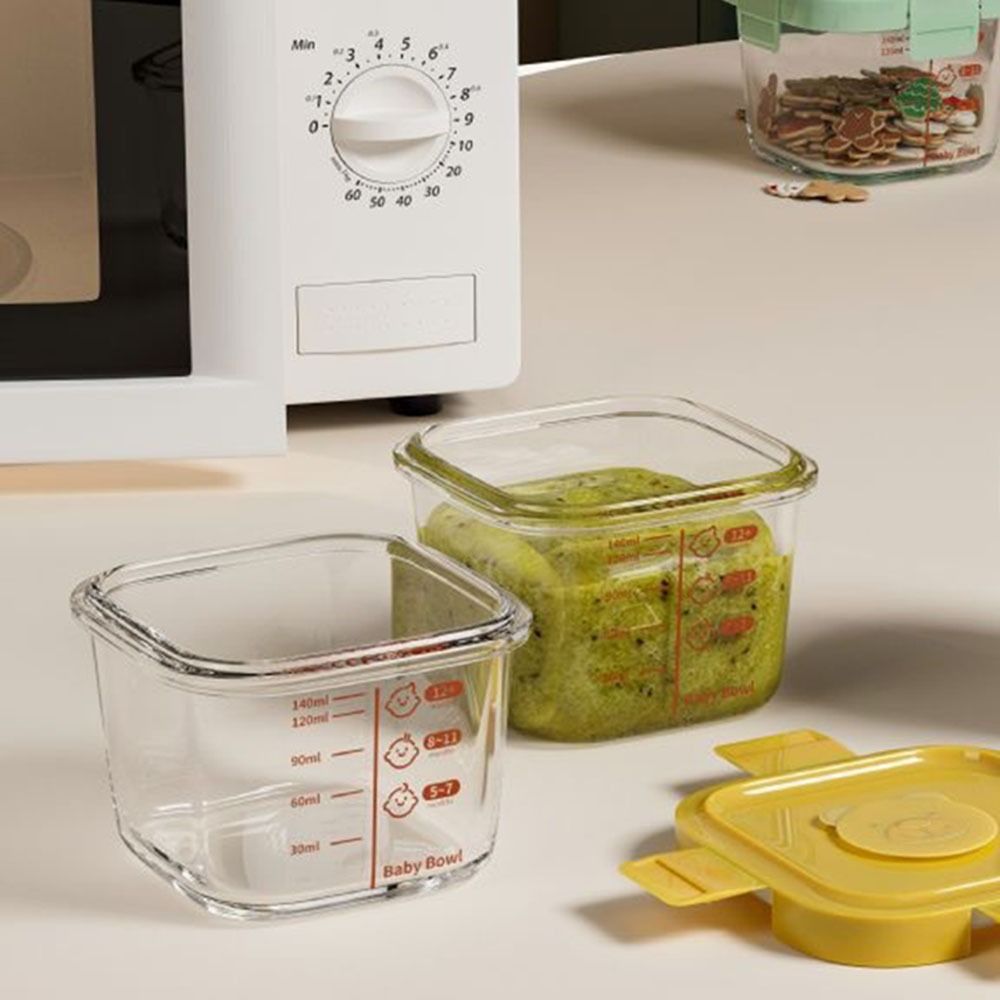 Baby Food Containers Glass - Новая стеклянная банка для хранения детского