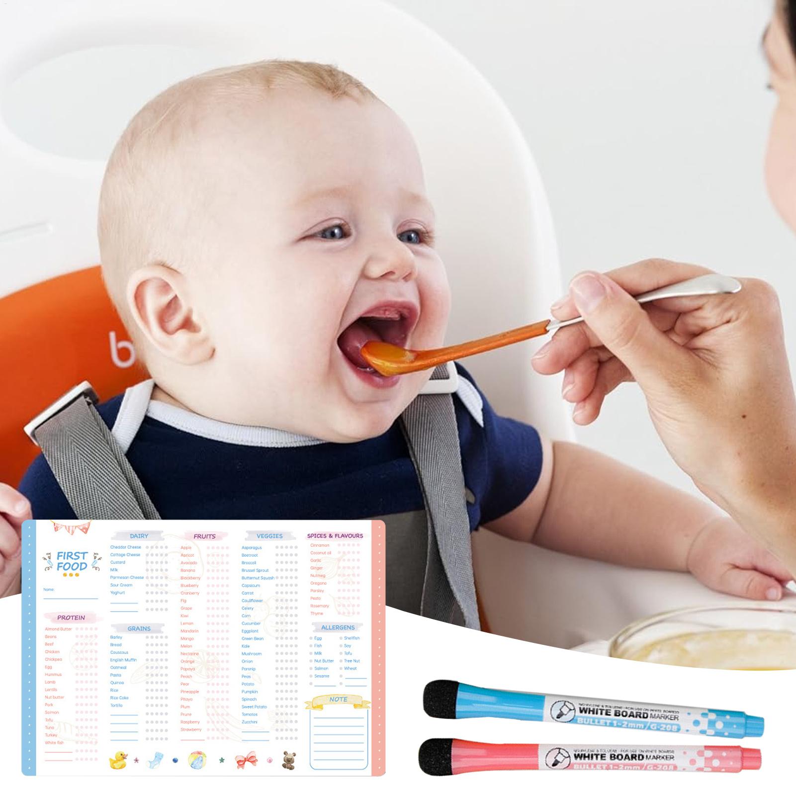 Baby Food List - Магнитный многоразовый планер для первого прикорма