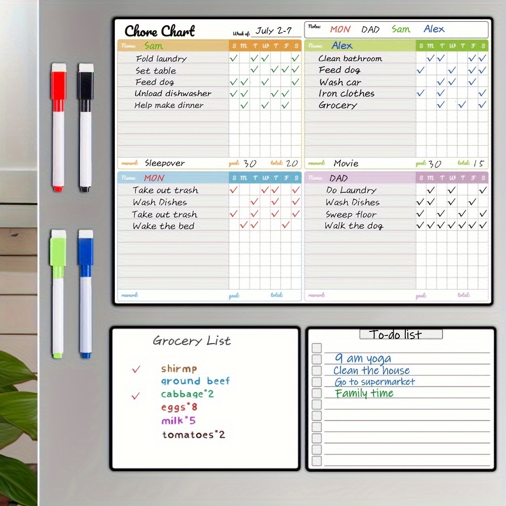Baby Food List - Магнитный набор досок для записей с