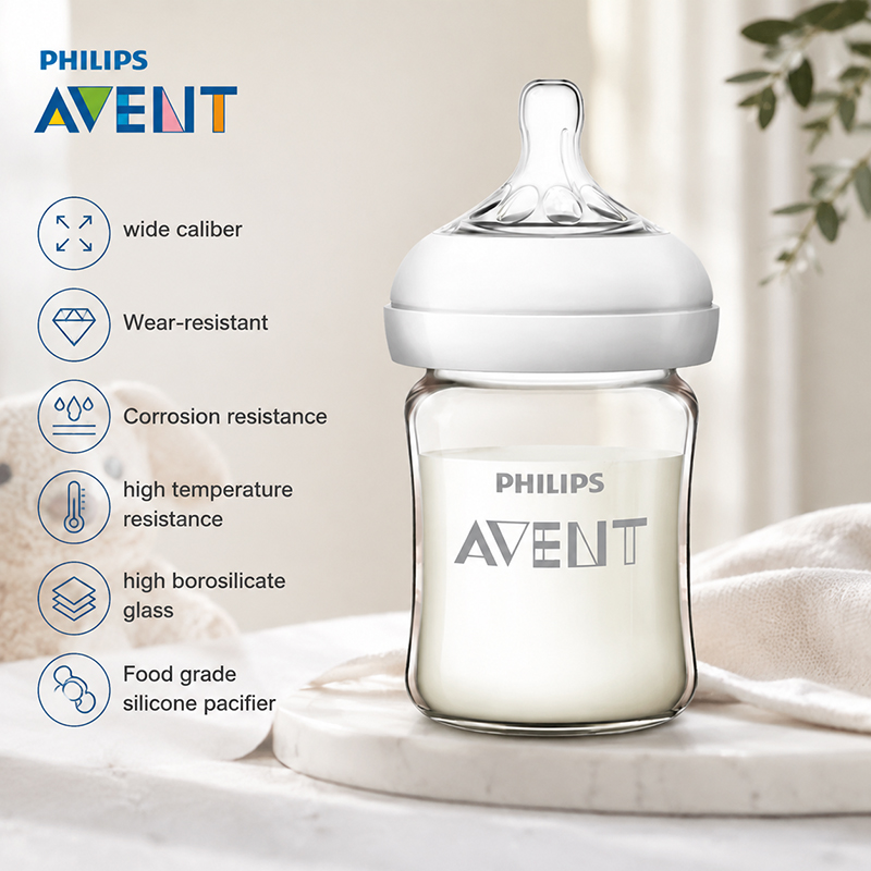 Baby Food Containers Glass - Бутылочка для новорожденных Avent SCF678 125