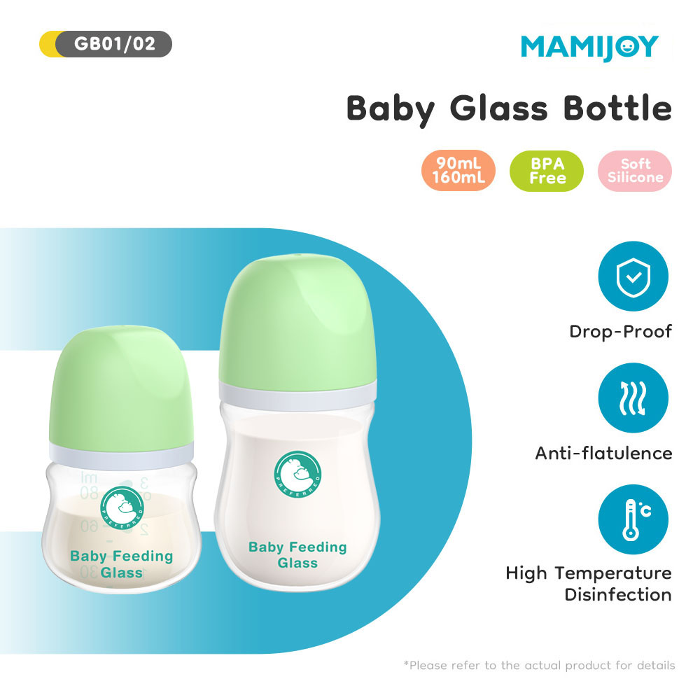 Baby Food Containers Glass - MAMIJOY 1 шт. Бутылочки для кормления