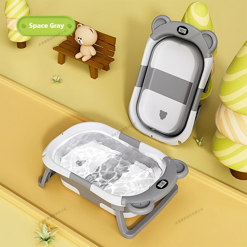 Baby Food Chair - Складная детская ванночка с интеллектуальным дисплеем