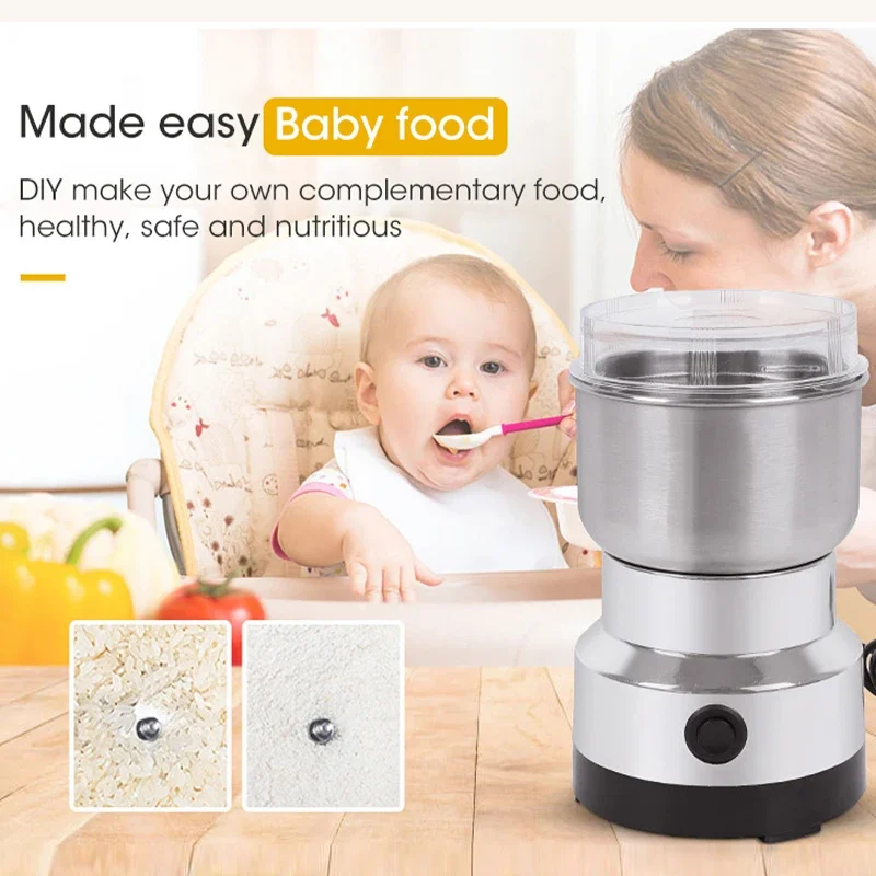 Мини-электрическая мельница дл – обзор и цена Baby Food Grinder