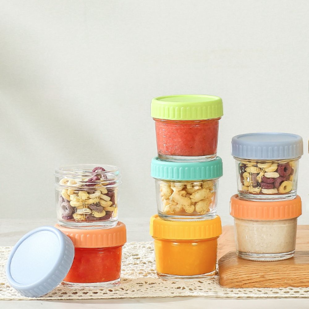 6 шт., стеклянная банка Mason, – обзор и цена Baby Food Containers Glass