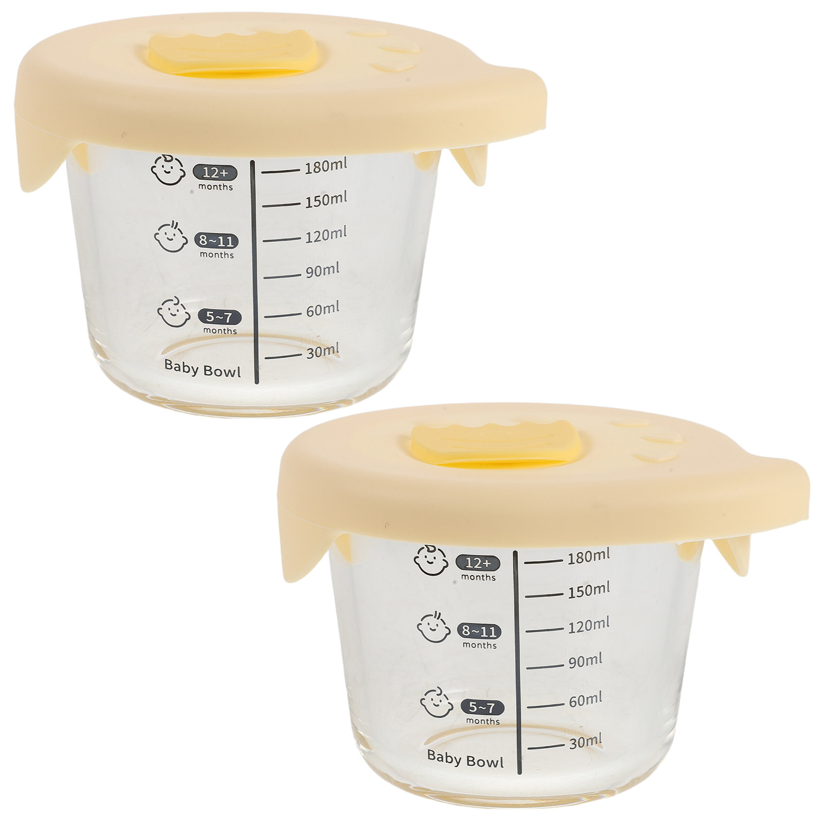 2 шт. стеклянных контейнера дл – обзор и цена Baby Food Containers Glass