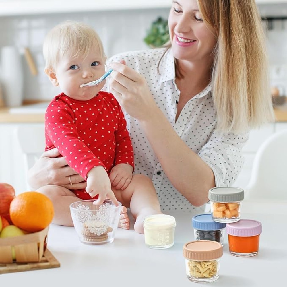 6 шт., стеклянная банка Mason  – обзор и цена Baby Food Containers Glass