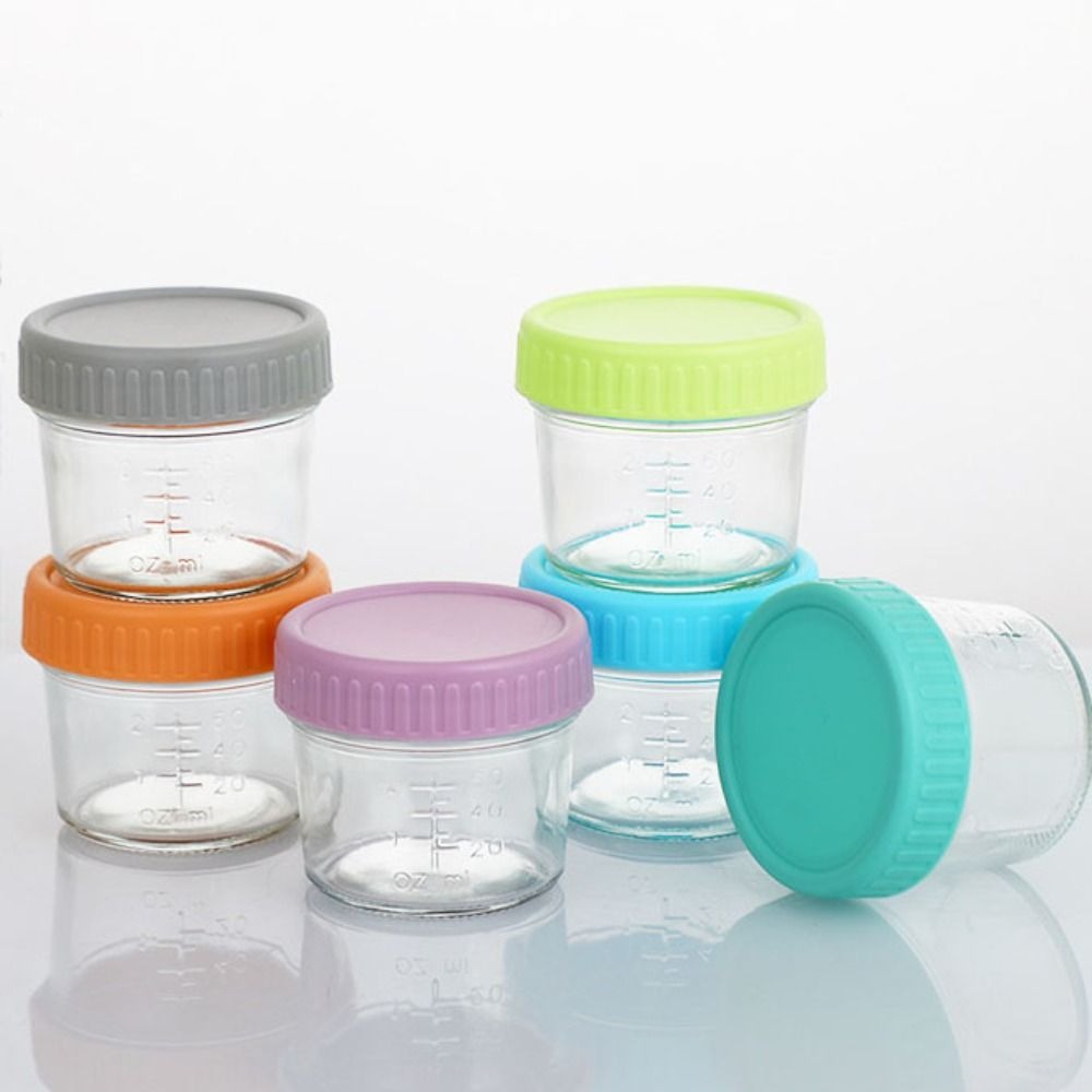 Набор из 6 многоразовых стекля – обзор и цена Baby Food Containers Glass