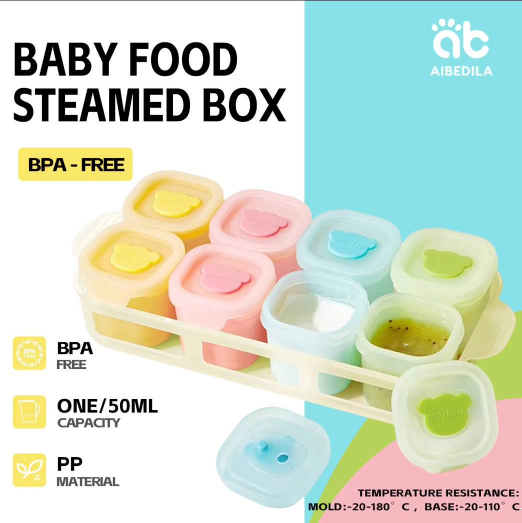 AIBEDILA Детский силиконовый к – обзор и цена Baby Food Containers Glass