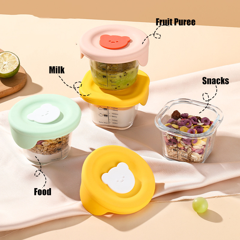 180 мл стеклянные банки для хр – обзор и цена Baby Food Containers Glass